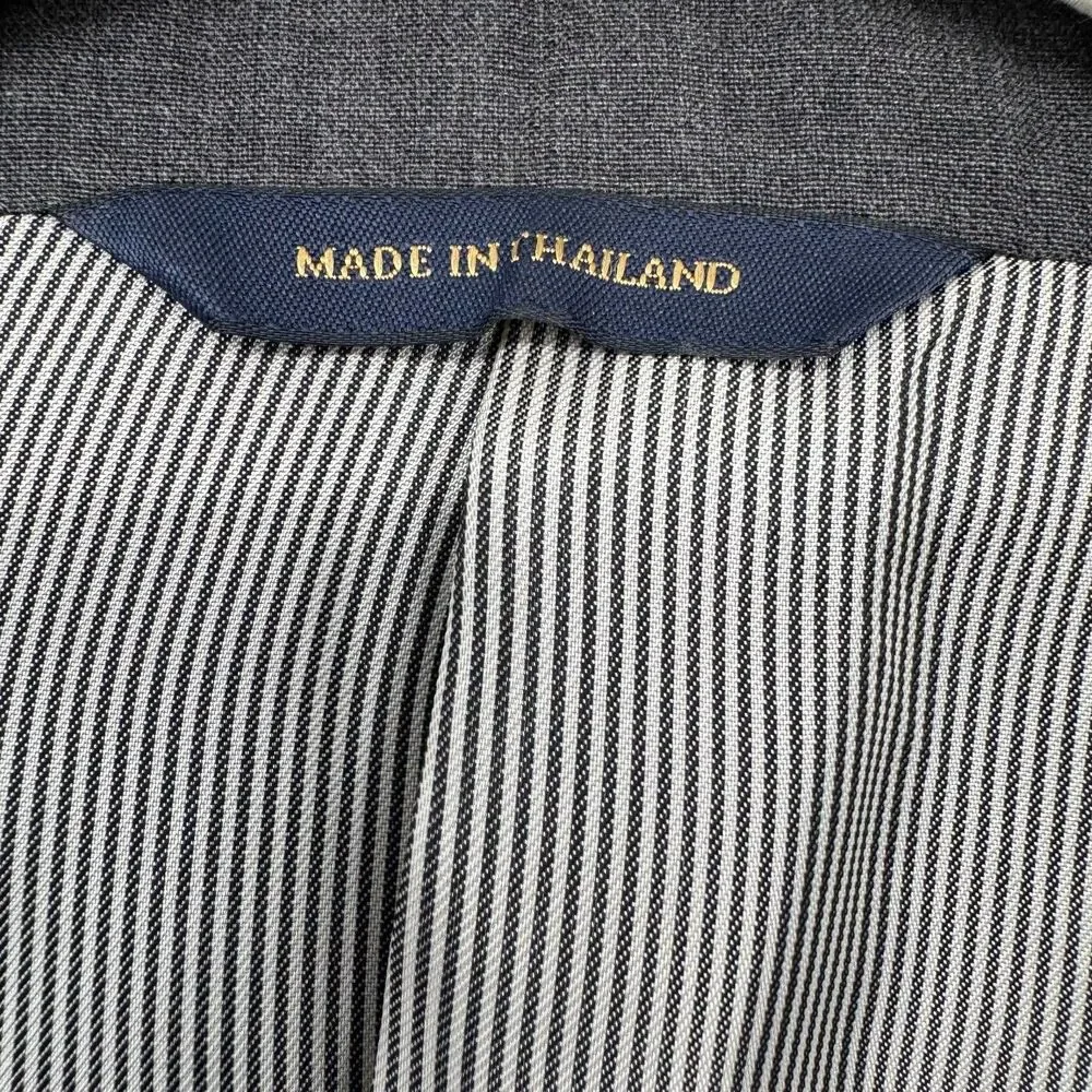 Brooks Brothers 1818 Fitzgerald Gray Wool-Blend Sport Coat – 48L / W42